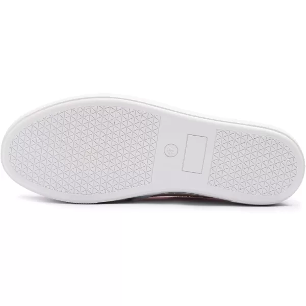 FEVERSOLE Women's Fashion Slip On Sneaker Casual Platform Loafers