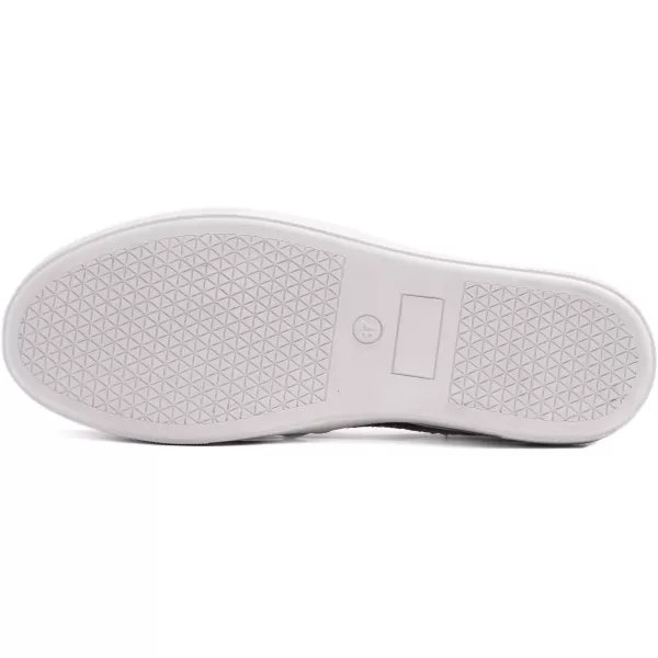 FEVERSOLE Women's Fashion Slip On Sneaker Casual Platform Loafers