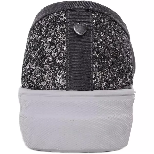 FEVERSOLE Women's Fashion Slip On Sneaker Casual Platform Loafers