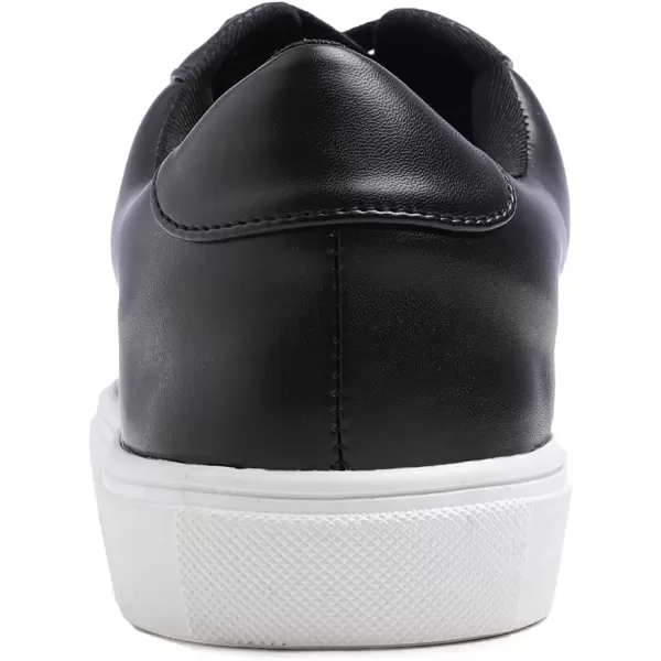 FEVERSOLE Women's Featured PU Leather Colorful Lace-Up Sneaker