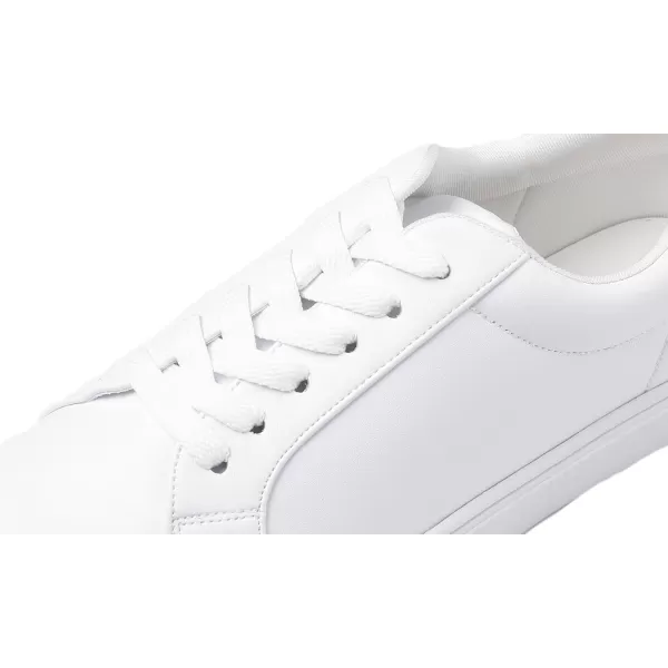 FEVERSOLE Women's Featured PU Leather Colorful Lace-Up Sneaker