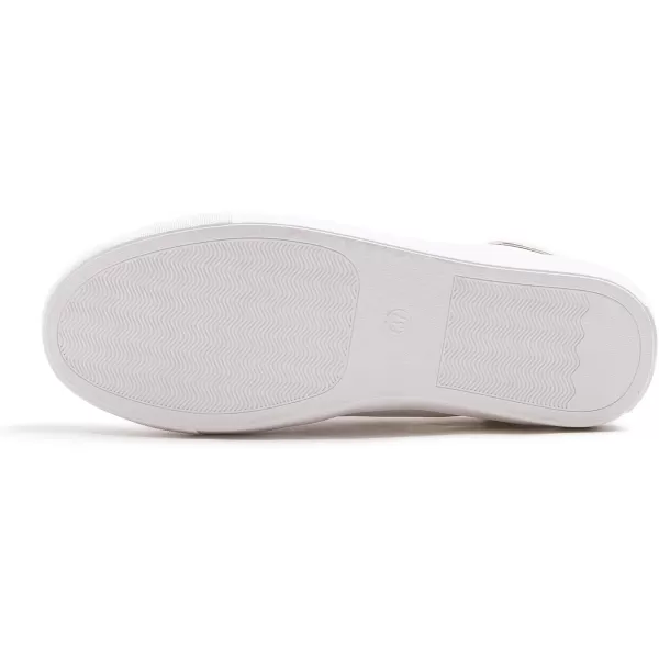 FEVERSOLE Women's Featured PU Leather Colorful Lace-Up Sneaker