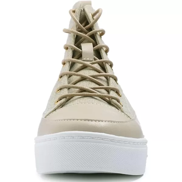 FEVERSOLE Women's Featured PU Leather Colorful Lace-Up Sneaker