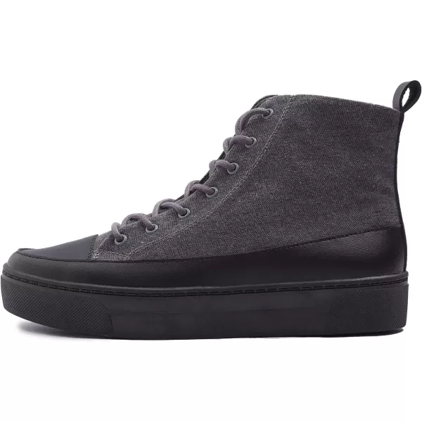 FEVERSOLE Women's Featured PU Leather Colorful Lace-Up Sneaker