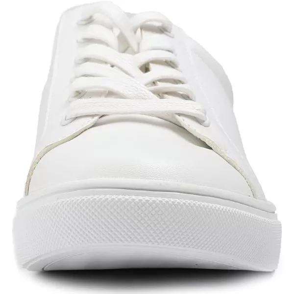 FEVERSOLE Women's Featured PU Leather Colorful Lace-Up Sneaker