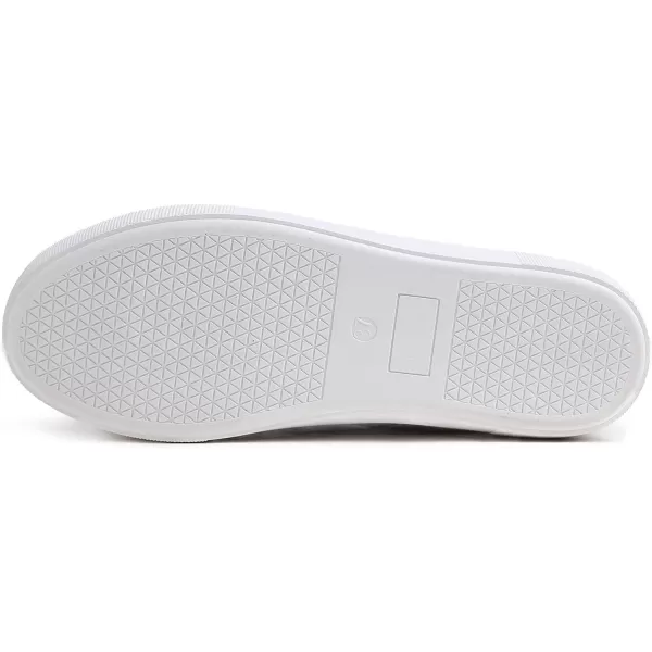 FEVERSOLE Women's Featured PU Leather Colorful Lace-Up Sneaker