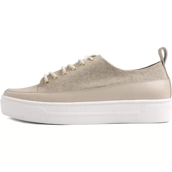FEVERSOLE Women's Featured PU Leather Colorful Lace-Up Sneaker