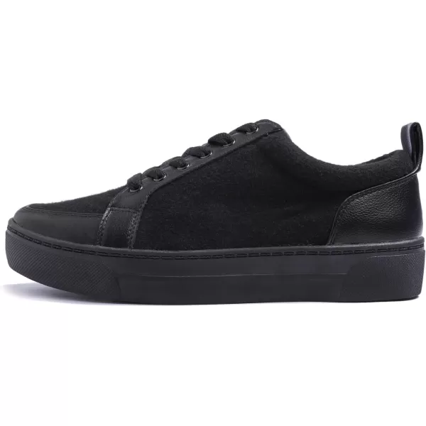 FEVERSOLE Women's Featured PU Leather Colorful Lace-Up Sneaker