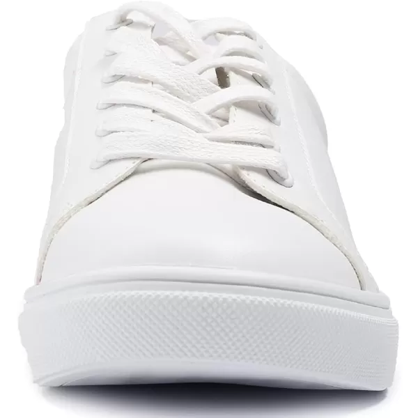 FEVERSOLE Women's Featured PU Leather Colorful Lace-Up Sneaker