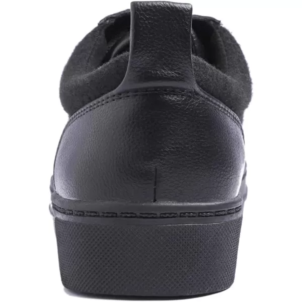 FEVERSOLE Women's Featured PU Leather Colorful Lace-Up Sneaker