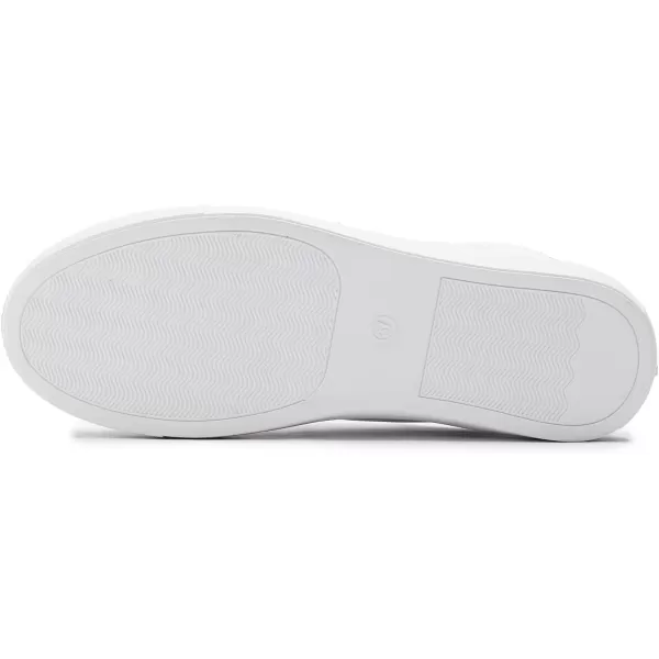 FEVERSOLE Women's Featured PU Leather Colorful Lace-Up Sneaker