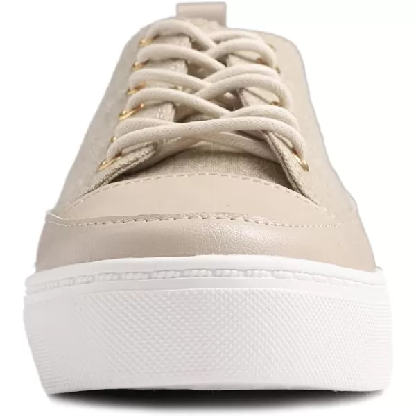 FEVERSOLE Women's Featured PU Leather Colorful Lace-Up Sneaker