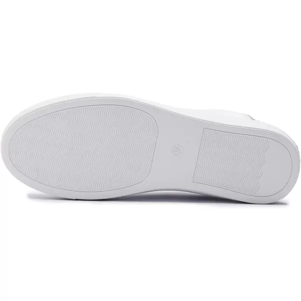 FEVERSOLE Women's Featured PU Leather Colorful Lace-Up Sneaker