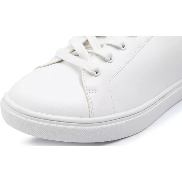 FEVERSOLE Women's Featured PU Leather Colorful Lace-Up Sneaker