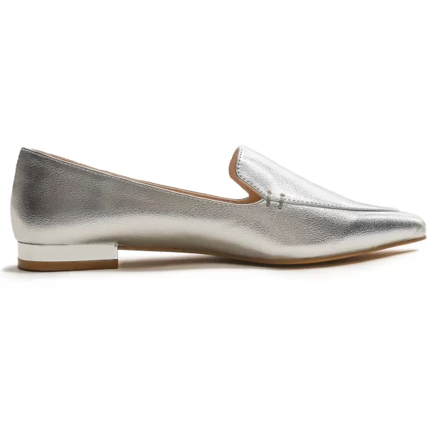 FEVERSOLE Women's Loafer Flat Pointed Deco Low Heel Fashion Slip On Dress Driving Office Shoes