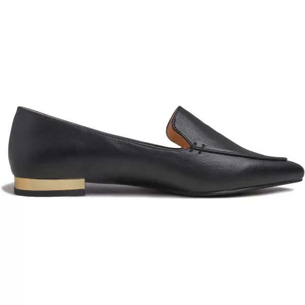 FEVERSOLE Women's Loafer Flat Pointed Deco Low Heel Fashion Slip On Dress Driving Office Shoes