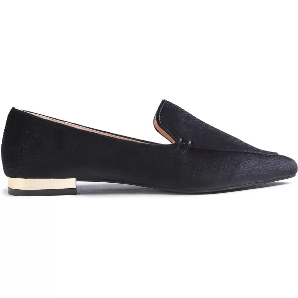 FEVERSOLE Women's Loafer Flat Pointed Deco Low Heel Fashion Slip On Dress Driving Office Shoes