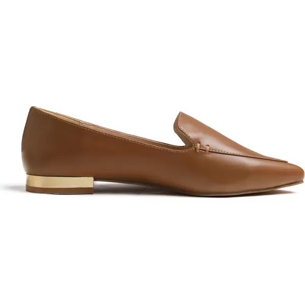 FEVERSOLE Women's Loafer Flat Pointed Deco Low Heel Fashion Slip On Dress Driving Office Shoes