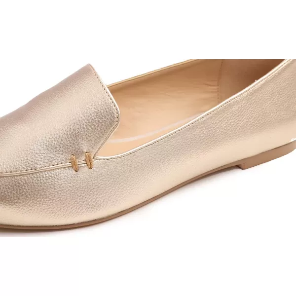 FEVERSOLE Women's Loafer Flat Pointed Fashion Slip On Comfort Driving Office Shoes