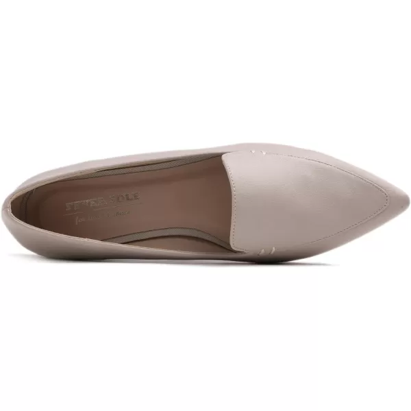 FEVERSOLE Women's Loafer Flat Pointed Fashion Slip On Comfort Driving Office Shoes