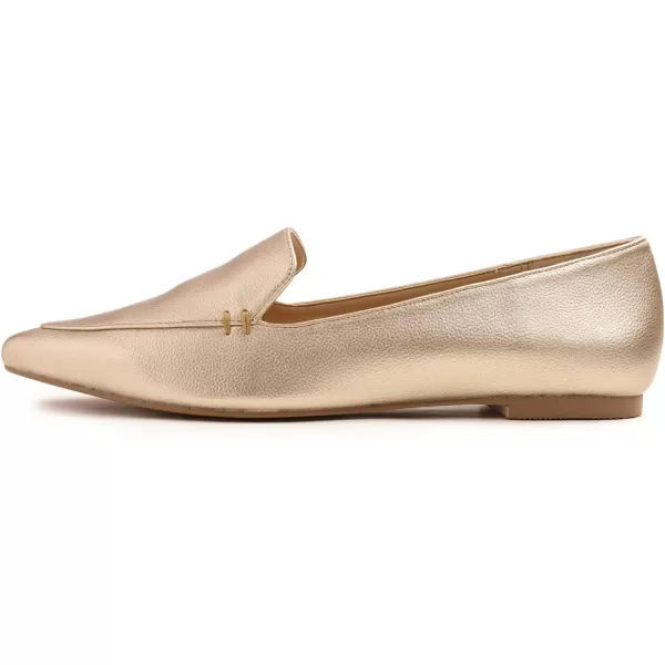 FEVERSOLE Women's Loafer Flat Pointed Fashion Slip On Comfort Driving Office Shoes