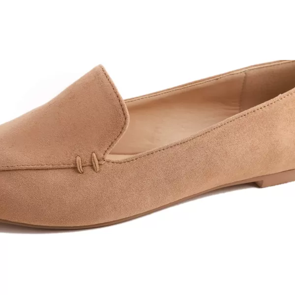 FEVERSOLE Women's Loafer Flat Pointed Fashion Slip On Comfort Driving Office Shoes