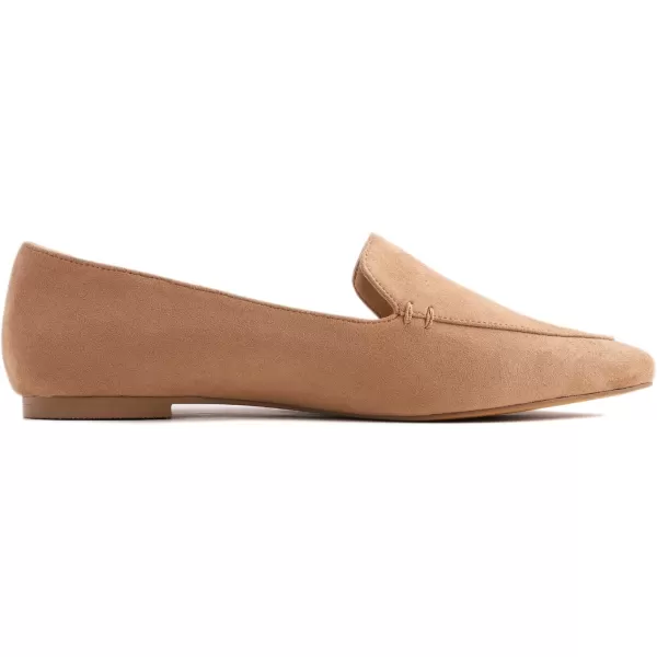 FEVERSOLE Women's Loafer Flat Pointed Fashion Slip On Comfort Driving Office Shoes