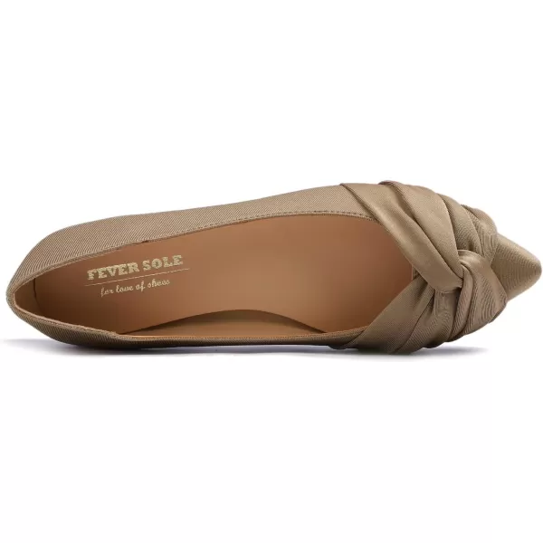 FEVERSOLE Women's Loafer Flat Pointed Fashion Slip On Comfort Driving Office Shoes