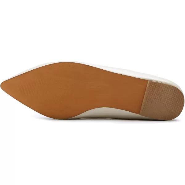 FEVERSOLE Women's Loafer Flat Pointed Fashion Slip On Comfort Driving Office Shoes