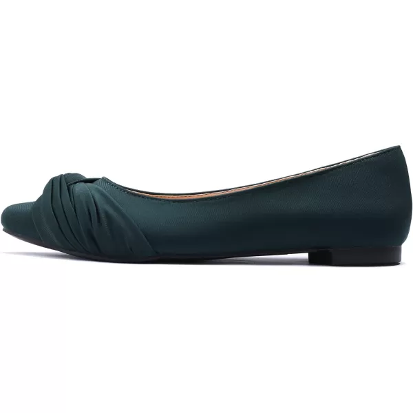 FEVERSOLE Women's Loafer Flat Pointed Fashion Slip On Comfort Driving Office Shoes