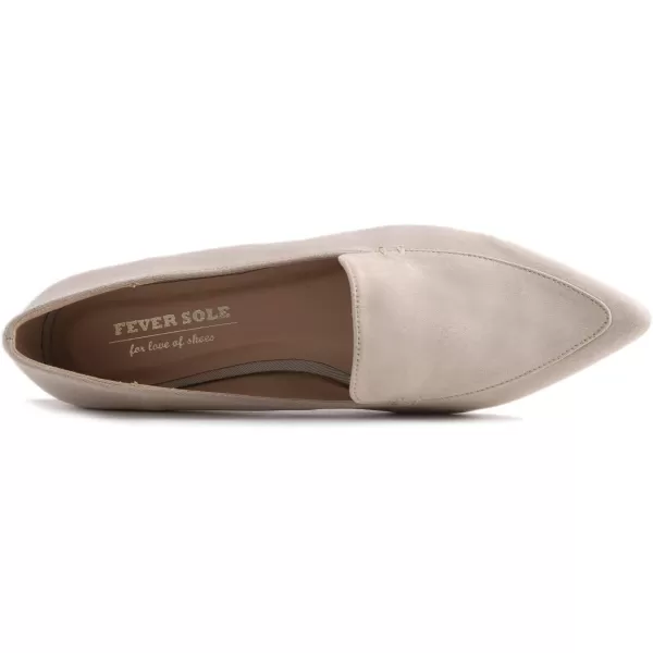 FEVERSOLE Women's Loafer Flat Pointed Fashion Slip On Comfort Driving Office Shoes