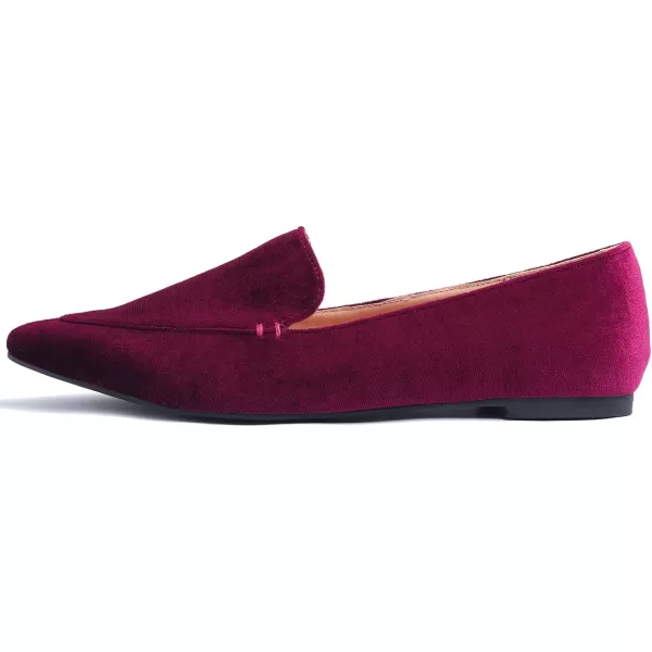 FEVERSOLE Women's Loafer Flat Pointed Fashion Slip On Comfort Driving Office Shoes