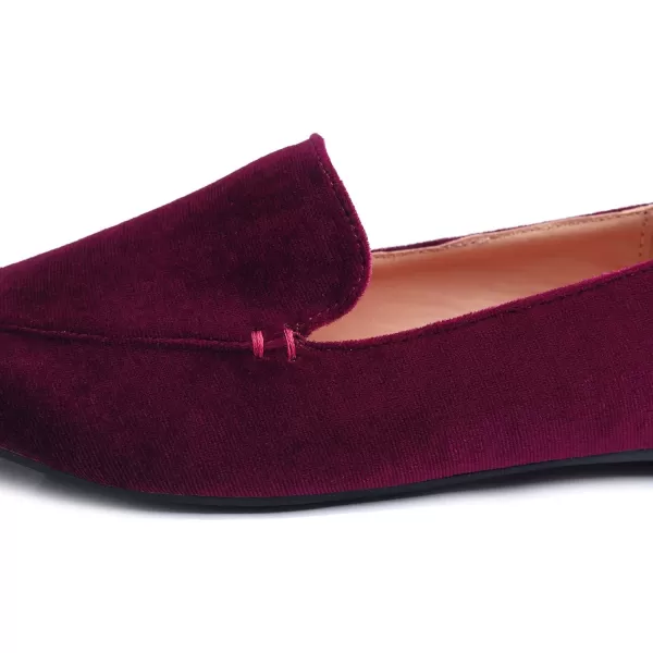 FEVERSOLE Women's Loafer Flat Pointed Fashion Slip On Comfort Driving Office Shoes