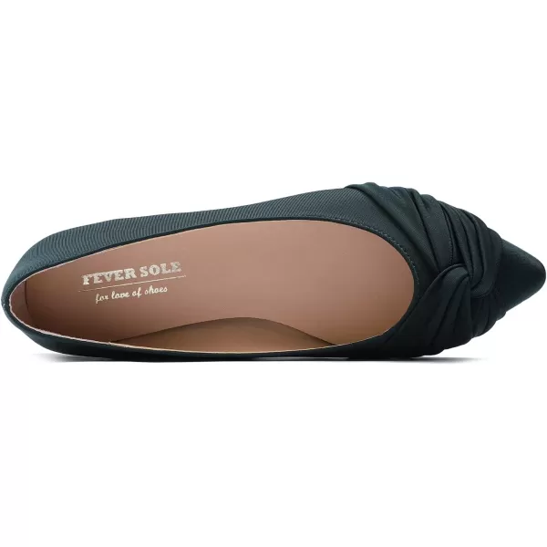 FEVERSOLE Women's Loafer Flat Pointed Fashion Slip On Comfort Driving Office Shoes