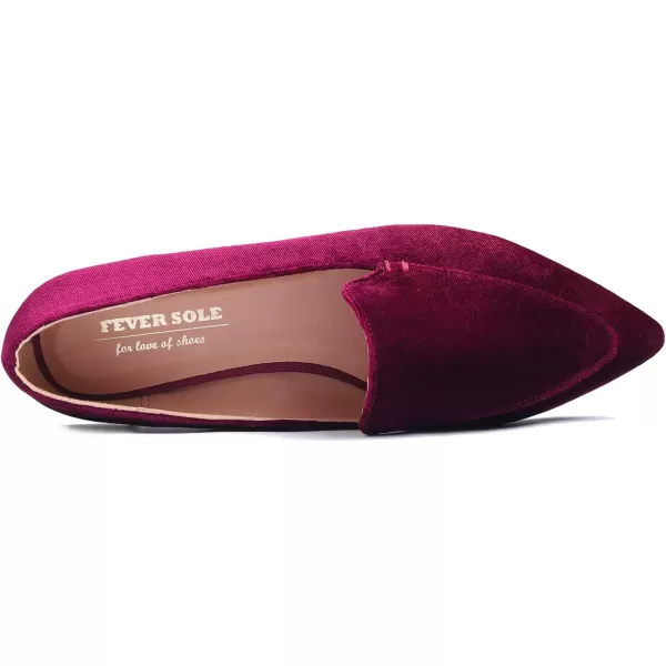 FEVERSOLE Women's Loafer Flat Pointed Fashion Slip On Comfort Driving Office Shoes