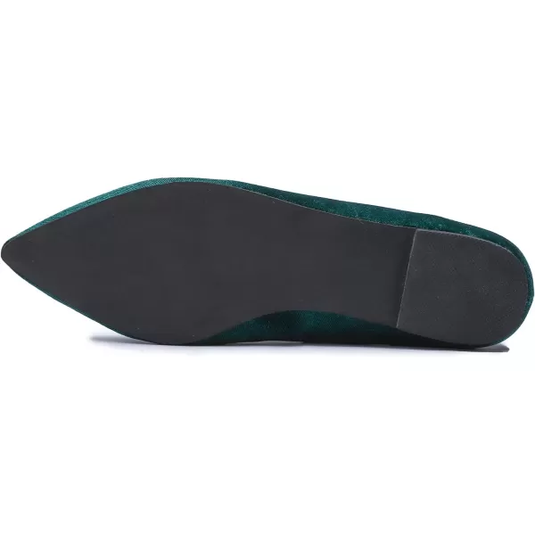 FEVERSOLE Women's Loafer Flat Pointed Fashion Slip On Comfort Driving Office Shoes