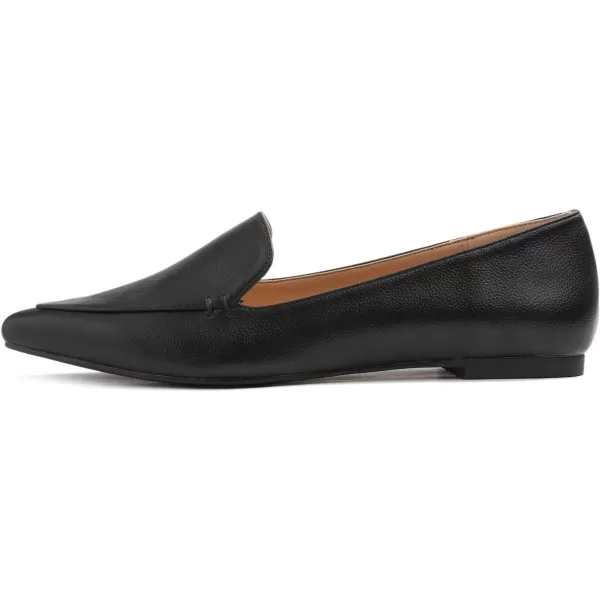 FEVERSOLE Women's Loafer Flat Pointed Fashion Slip On Comfort Driving Office Shoes