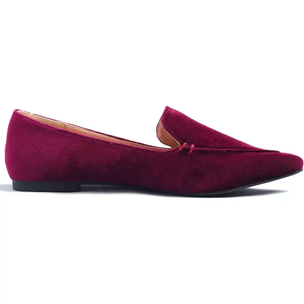 FEVERSOLE Women's Loafer Flat Pointed Fashion Slip On Comfort Driving Office Shoes