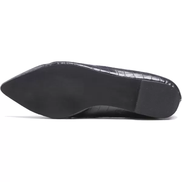 FEVERSOLE Women's Loafer Flat Pointed Fashion Slip On Comfort Driving Office Shoes