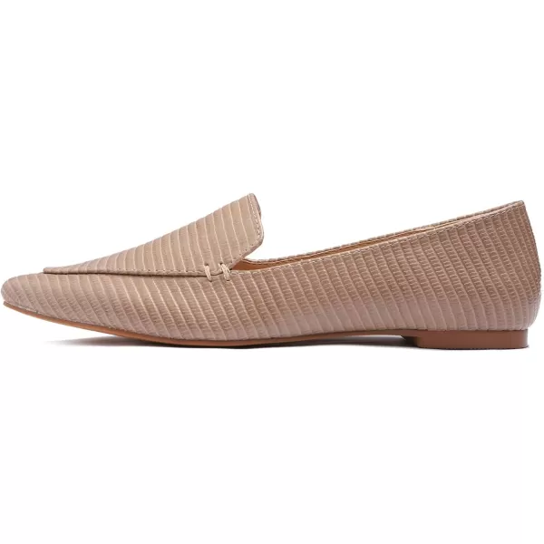 FEVERSOLE Women's Loafer Flat Pointed Fashion Slip On Comfort Driving Office Shoes