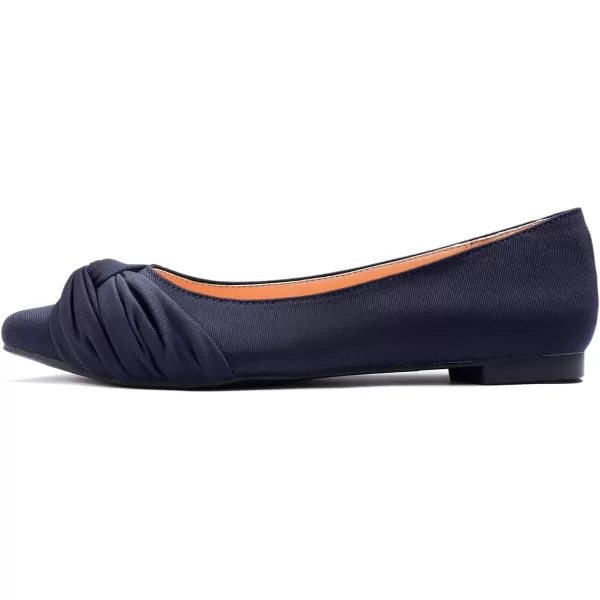 FEVERSOLE Women's Loafer Flat Pointed Fashion Slip On Comfort Driving Office Shoes