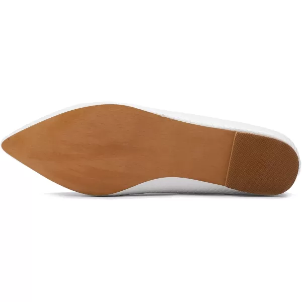FEVERSOLE Women's Loafer Flat Pointed Fashion Slip On Comfort Driving Office Shoes