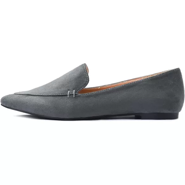 FEVERSOLE Women's Loafer Flat Pointed Fashion Slip On Comfort Driving Office Shoes