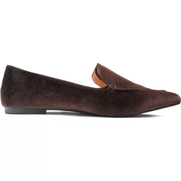 FEVERSOLE Women's Loafer Flat Pointed Fashion Slip On Comfort Driving Office Shoes
