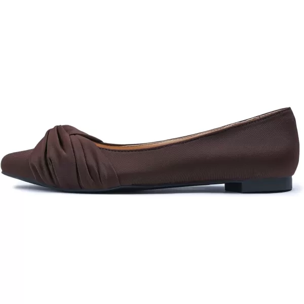 FEVERSOLE Women's Loafer Flat Pointed Fashion Slip On Comfort Driving Office Shoes