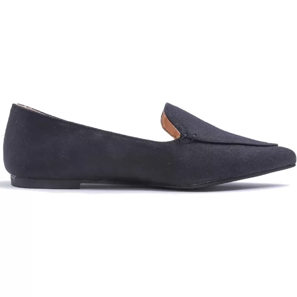 FEVERSOLE Women's Loafer Flat Pointed Fashion Slip On Comfort Driving Office Shoes