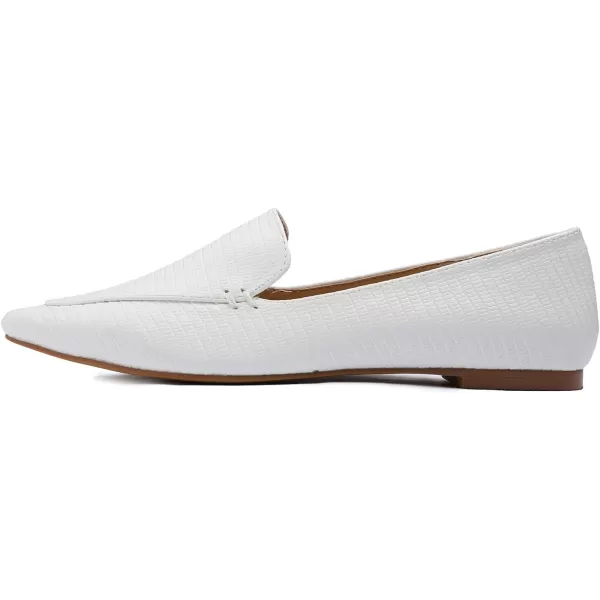 FEVERSOLE Women's Loafer Flat Pointed Fashion Slip On Comfort Driving Office Shoes