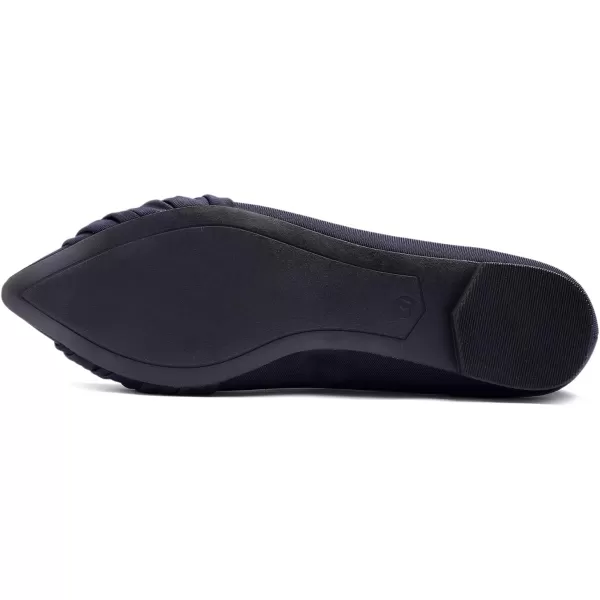 FEVERSOLE Women's Loafer Flat Pointed Fashion Slip On Comfort Driving Office Shoes