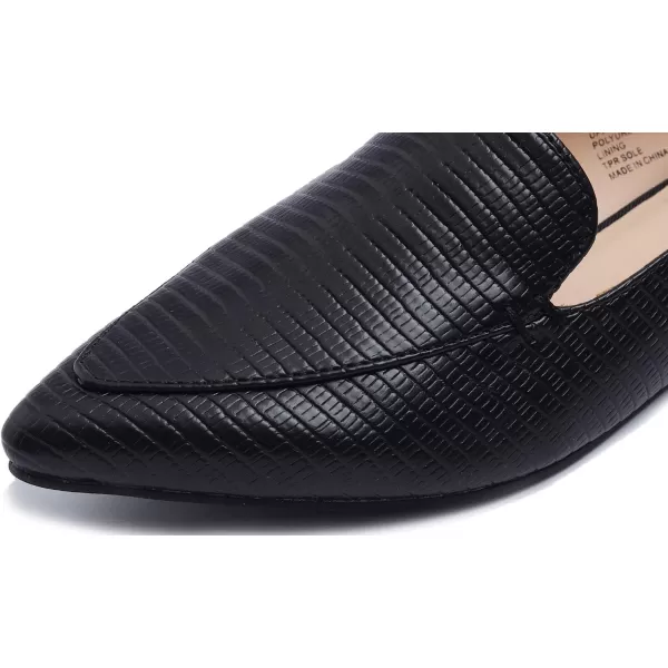 FEVERSOLE Women's Loafer Flat Pointed Fashion Slip On Comfort Driving Office Shoes