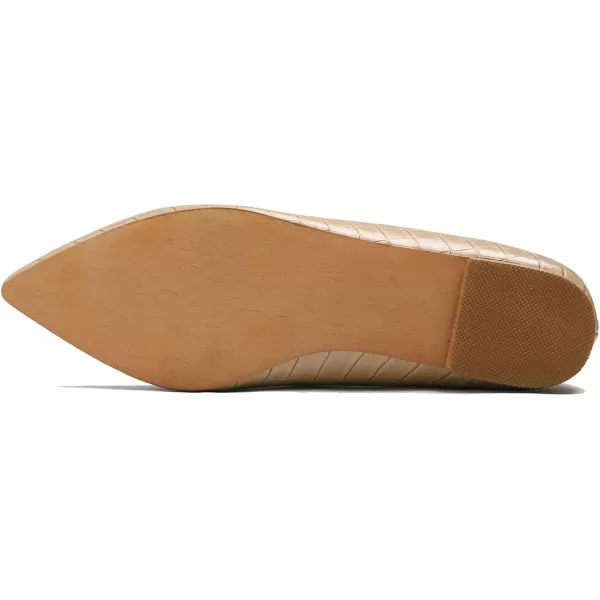 FEVERSOLE Women's Loafer Flat Pointed Fashion Slip On Comfort Driving Office Shoes